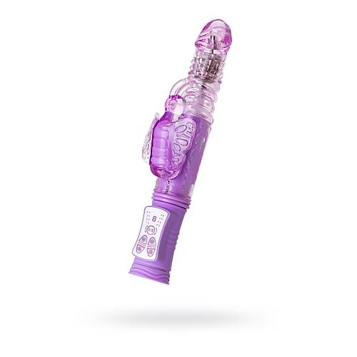 A-Toys by RED Serk High-Tech  Klitoral Uyarc Vibratr, TPE, mor, 24,5 cm