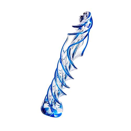 Gereki olmayan Sexus Glass yapay penis, cam, transparan, 18,5 cm