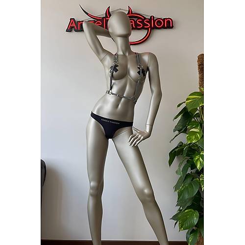 Beyaz Reflektrl nce Yelek Harness - APFT194