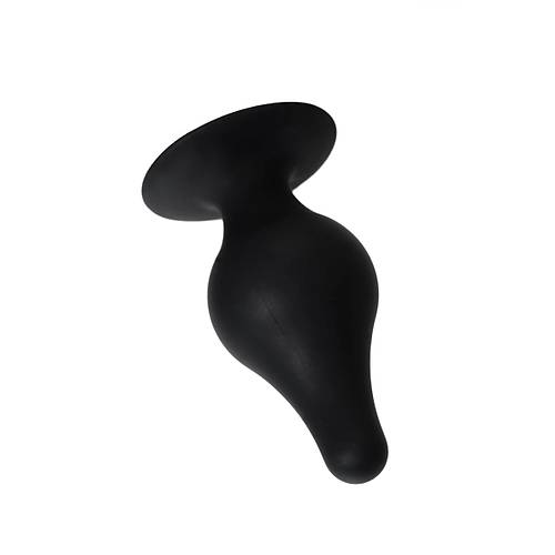 Erotist Spade Anal Plug, XS, Silekspan, siyah, 6,5 cm