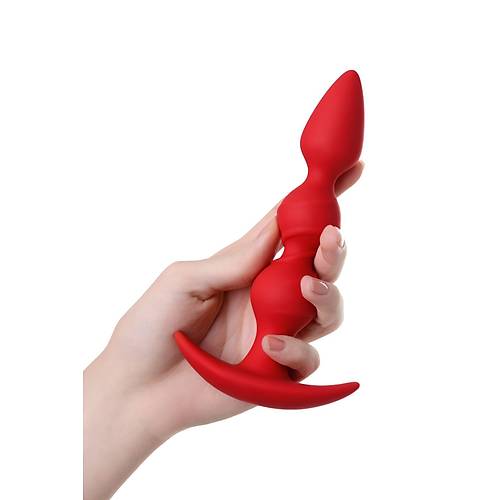 ToDo by RED Trio anal klf, silikon, krmz, 16 cm,  3,3 cm