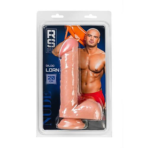 RealStick plak Diken, PVC, Et, 20 cm Gereki yapay Penis