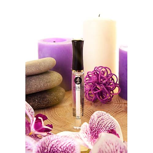 Shunga "lahi Zevk" dudak parlatcs, buzlu ate etkisi, ilek ve ampanya, 10 ml