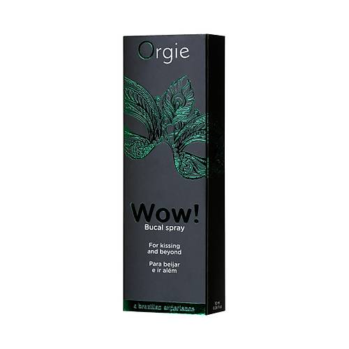 ORGIE Oral Sprey WOW! Soutma ve heyecan verici etkiye sahip Blowjob Sprey, 10 ml