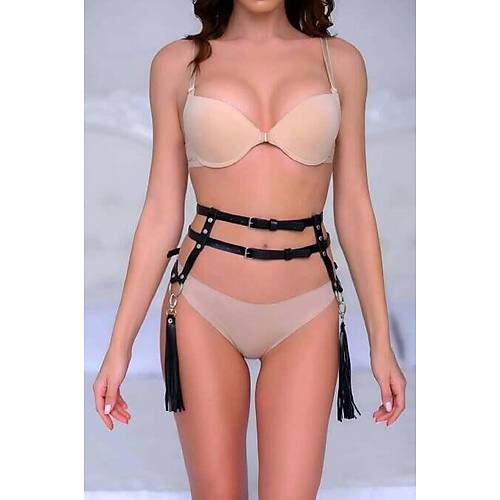 S�k Deri P�sk�ll� Bel Kemer Harness - APFT1045