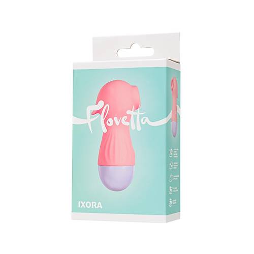 Flovetta by Toyfa Vakum dalgas uyarcs  Ixora, silikon, pembe, 9,8 cm