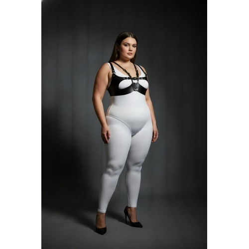 B�y�k Beden Siyah Kad�n Harness Tak�m Ayarlanabilir Deri V�cut Aksesuar� - APFT1377