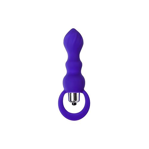 ToDo by RED Curvy Anal Plug, silikon, mor, 14 cm,  3,2 cm