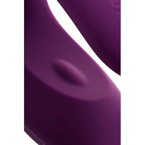 Satisfyer Double Joy Connect App Violet iftler in Vibratr, silikon, mor, 18 cm