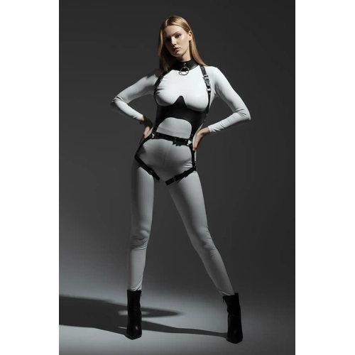 Deri Harness, G���s Alt� Destekli Harness Tak�m, Deri Dans�� Kost�m - APFT1402