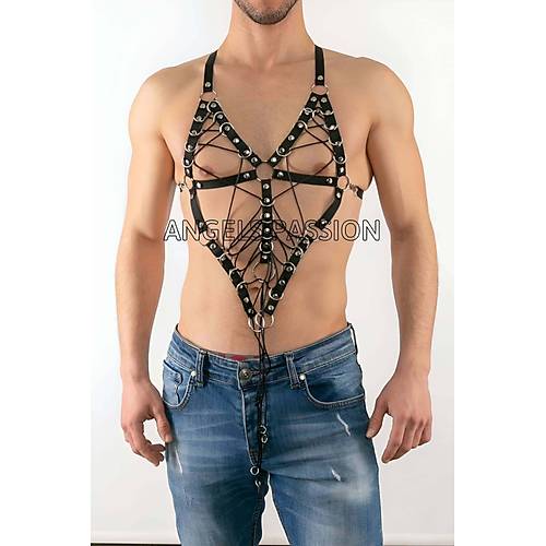 Gs zeri Lastik Harness - Seksi Erkek Lastik Harness Modelleri - Lastik Gay  Giyim - APFTM70