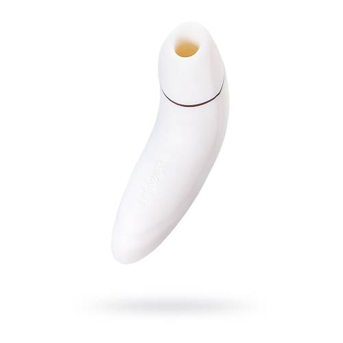 Satisfyer Pro Plus Klitoral Vibratr, Silikon + ABS plastik, beyaz, 19 cm