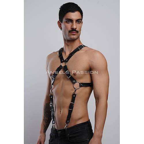 k Erkek Gmlek Kemeri, Erkek Pantolon Asks, Deri Gs Harness - APFTM84