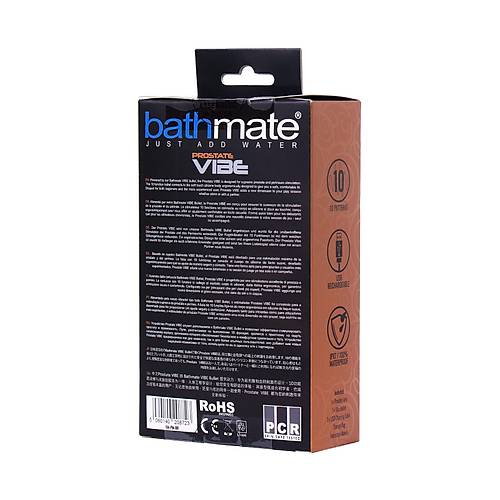 Bathmate Prostat stimlatr Vibe, ABS plastik, siyah, 10,5 cm