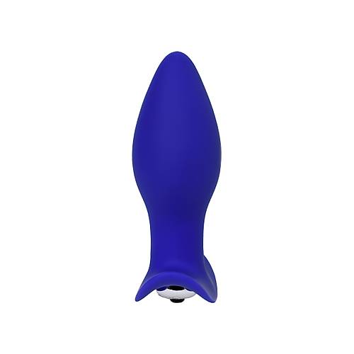 ToDo by RED Fancy Anal Plug, silikon, mavi, 10,7 cm,  3,5 cm