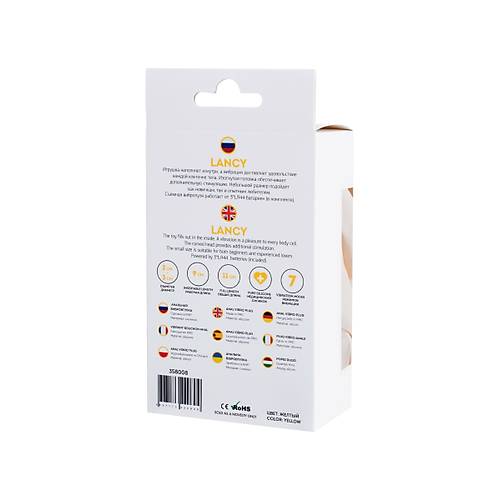 ToDo by Toyfa Lancy Anal Plug, silikon, sar, 11 cm