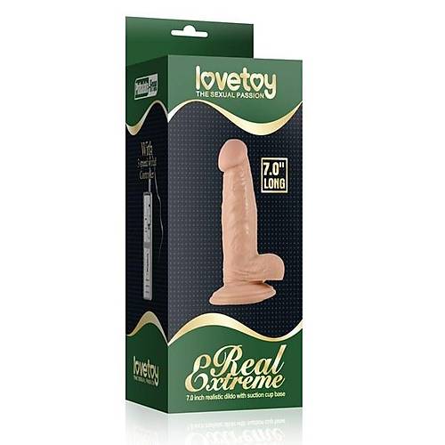 LOVETOY Real Extreme Gereki 18 cm Kaln Realistik Dildo Penis