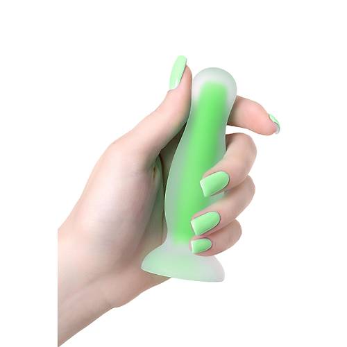 Beyond by Toyfa Victor Glow Karanlkta Parlayan Anal Plug, Silikon, effaf, 10 cm