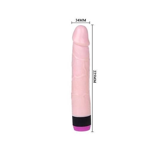 Adour 22Cm Gl Titreimli Realistik Vibratr Anal Dildo Penis