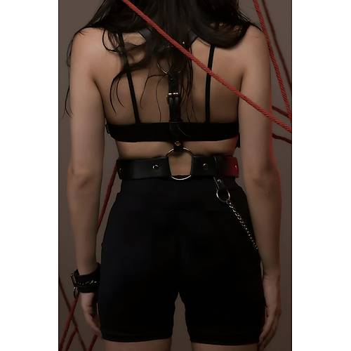 Fantazi Deri Omuzdan Askl Harness - APFT1266