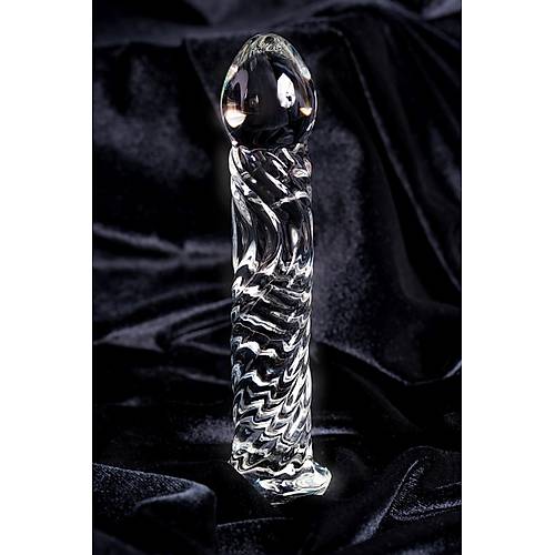 Sexus Glass Cam Dildo, effaf,16,5 cm