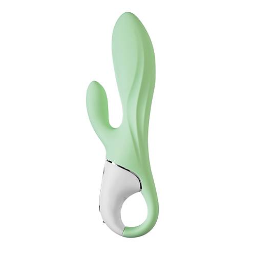 Satisfyer Air Pump Banny 5 Anal Vibratr, Silikon, yeil, 15 cm