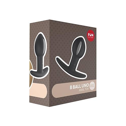 Fun Factory B BALLS Anal Plug, silikon, siyah, 7 cm