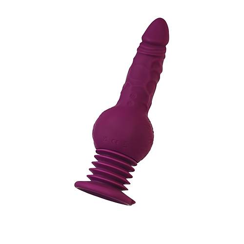 MotorLovers by TOYFA Striker Mini Seks Makinesi  Uzaktan Kumandal, Silikon, Mor, 23,5 cm