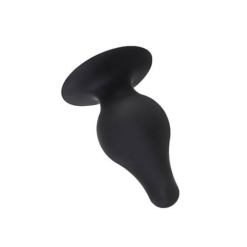 Erotist Spade Anal Plug, S, Silekspan, siyah, 8 cm