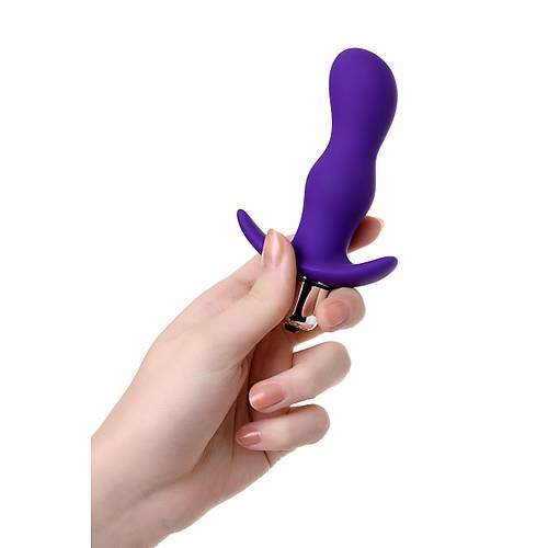 A-Toys by RED Vibro Anal Plug, boyut S, silikon, mor, 11,2 cm