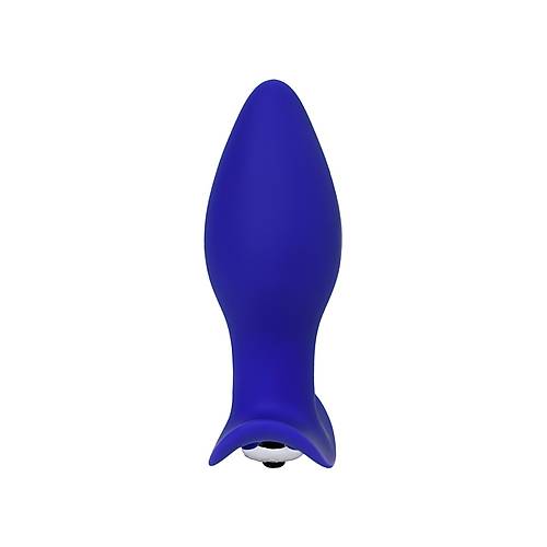 ToDo by RED Fancy Anal Plug, silikon, mavi, 10,7 cm,  3,5 cm