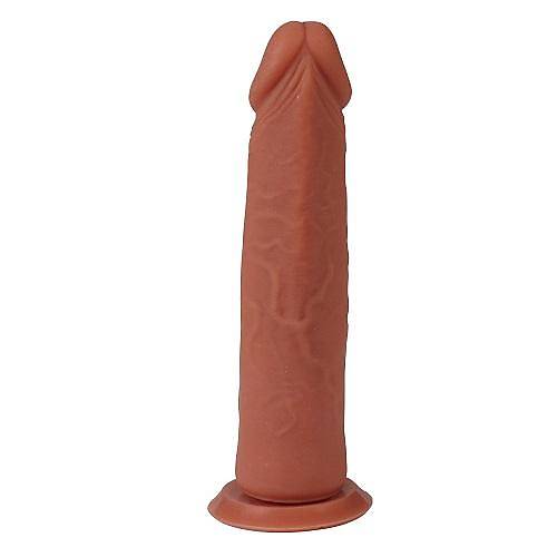 Hunt 22 CM Gl Vantuzlu Damarl Tam Realistik Penis Anal Dildo