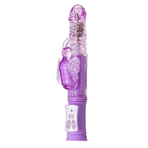 A-Toys by RED Serk High-Tech  Klitoral Uyarc Vibratr, TPE, mor, 24,5 cm