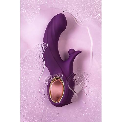 JOS Julli Yukar� ve A�a�� i�levlerine sahip titre�imli silindir, silikon, mor, 20,5 cm