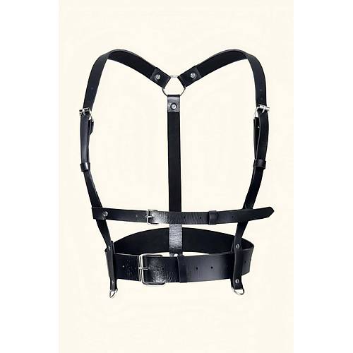 Deri G���s Harness Ve Choker-Tasma Tak�m - APFT959