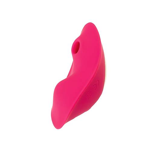 JOS Pimpit Kilot i Vakum Dalgas Vibratr, Silikon, Pembe, 9 cm