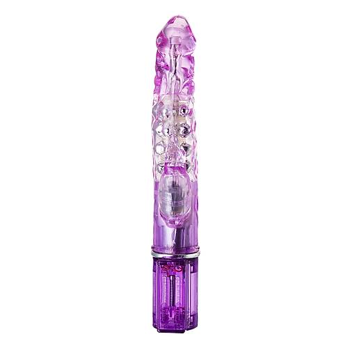 A-Toys by  High-Tech Klitoral Uyarc Vibratr, TPE, mor, 26,5 cm