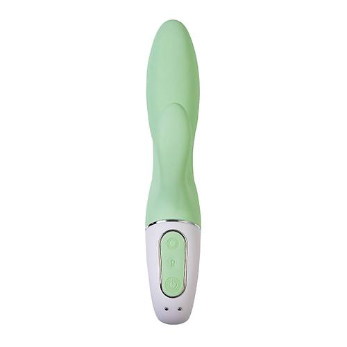 Satisfyer Air Pump Banny 5 Anal Vibratr, Silikon, yeil, 15 cm