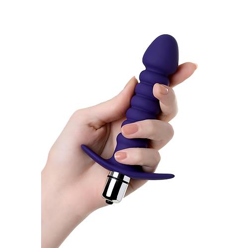 ToDo by RED Condal anal vibratr, suya dayankl, silikon, mor, 14 cm,  2,9 cm