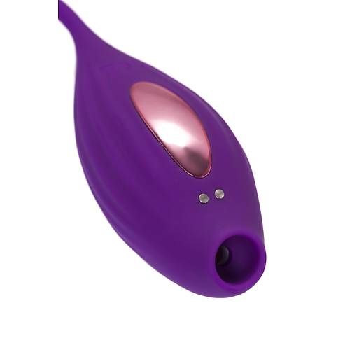 JOS Ginny Vakum Klitoral Vibrator, Silikon, Mor, 31 cm