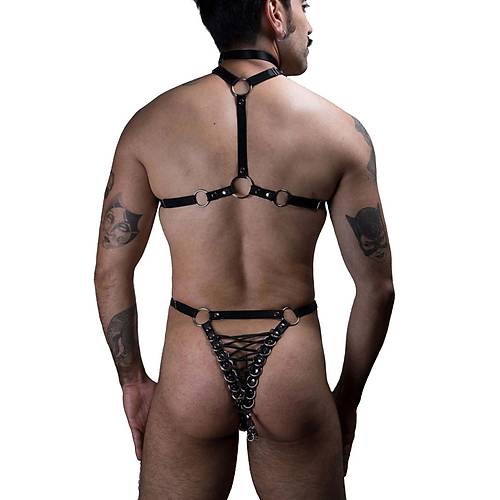 Erkek Lastik Body Harness - APFTM186