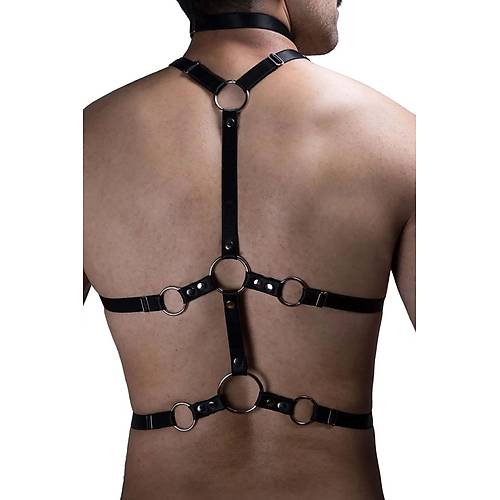 Erkek Lastik Fantazi G���s Harness - APFTM192
