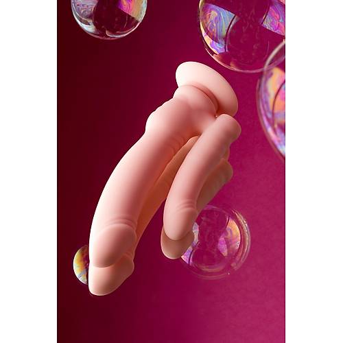 Gereki TOYFA A-Toys Twint yapay penis, silikon, plak, 19,5 cm