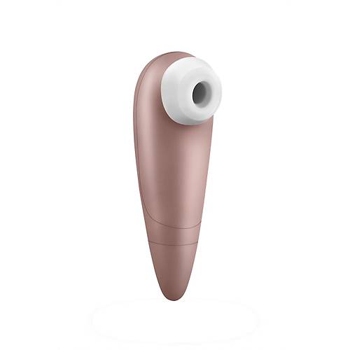 Satisfyer Number One Vakum Dalgas Klitoral Vibratr, ABS plastik, pembe, 14 cm