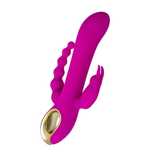 A-Toys by TOYFA Trinny l Etkili Silikon Vibratr  Mor, 21,5 cm