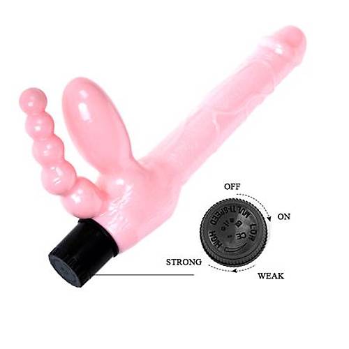 ift Tarafl Strapon Belden Balamal G-Spot Vibratr Anal Plug