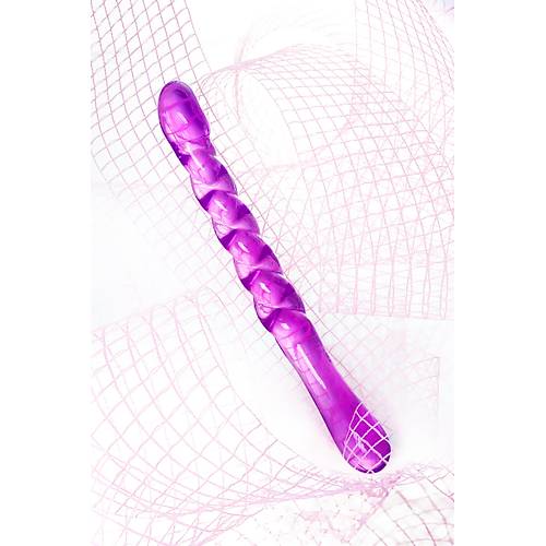 A-Toys by RED ift tarafl Jel Dildo  Tanza, TPE, mor, 27,5 cm