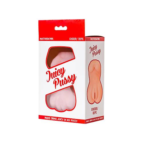 Juicy Pussy by  Masturbator Realistik, Cherry Ripe, SoftSkin, Ten, 15cm