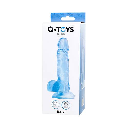 A-Toys by RED  Jel Dildo, TPE, Cam gbei, 15,8 cm