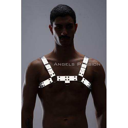 Karanlkta Parlayan - Reflektrl Erkek Gs Harness, Erkek Partywear - APFTM149